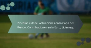 Zinedine Zidane: Actuaciones en la Copa del Mundo, Contribuciones en la Euro, Liderazgo